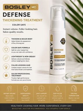 Bosley MD Defense Thickening Treatment